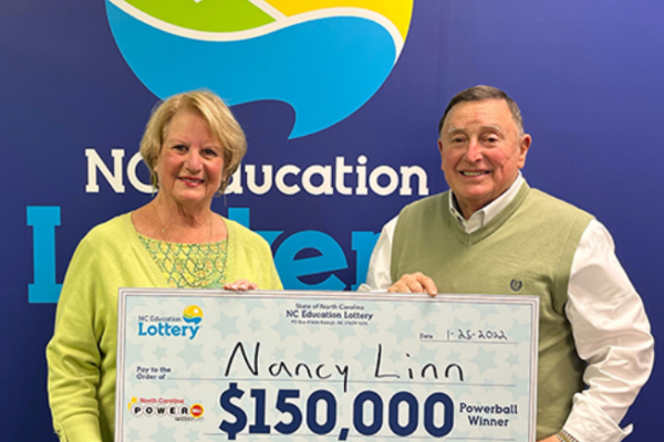 NC Education Lottery: Retired teacher credits her friend for $150,000 win