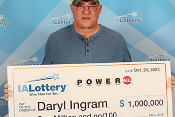 NW Iowa Man Claims $1 Million Powerball Prize